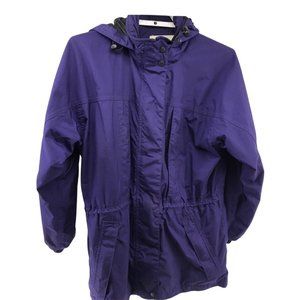 Eddie Bauer‎ Womans Purple Jacket Size Small With Hood